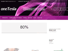 Tablet Screenshot of onetesla.com